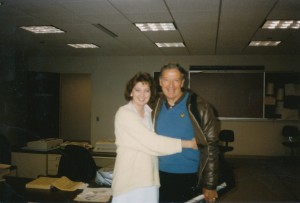 With my dad, Wally.