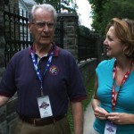 Jerry Coleman and Jane Mitchell Cooperstown 2005
