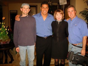 After Jane Mitchell's One on One interview with Junior Seau at his home Dec. 2002 for a 2003 airing