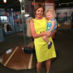 On location with mama at the San Diego Hall of Champions and Sports Museum